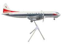 Lockheed L-188 Electra Commercial Aircraft "National Airlines" (N5017K) White and Gray "Gemini 200" Series 1/200 Diecast Model Airplane by GeminiJets