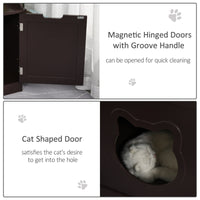 Cat Litter Box Nightstand End Table Enclosure - BIG FRENCHIES