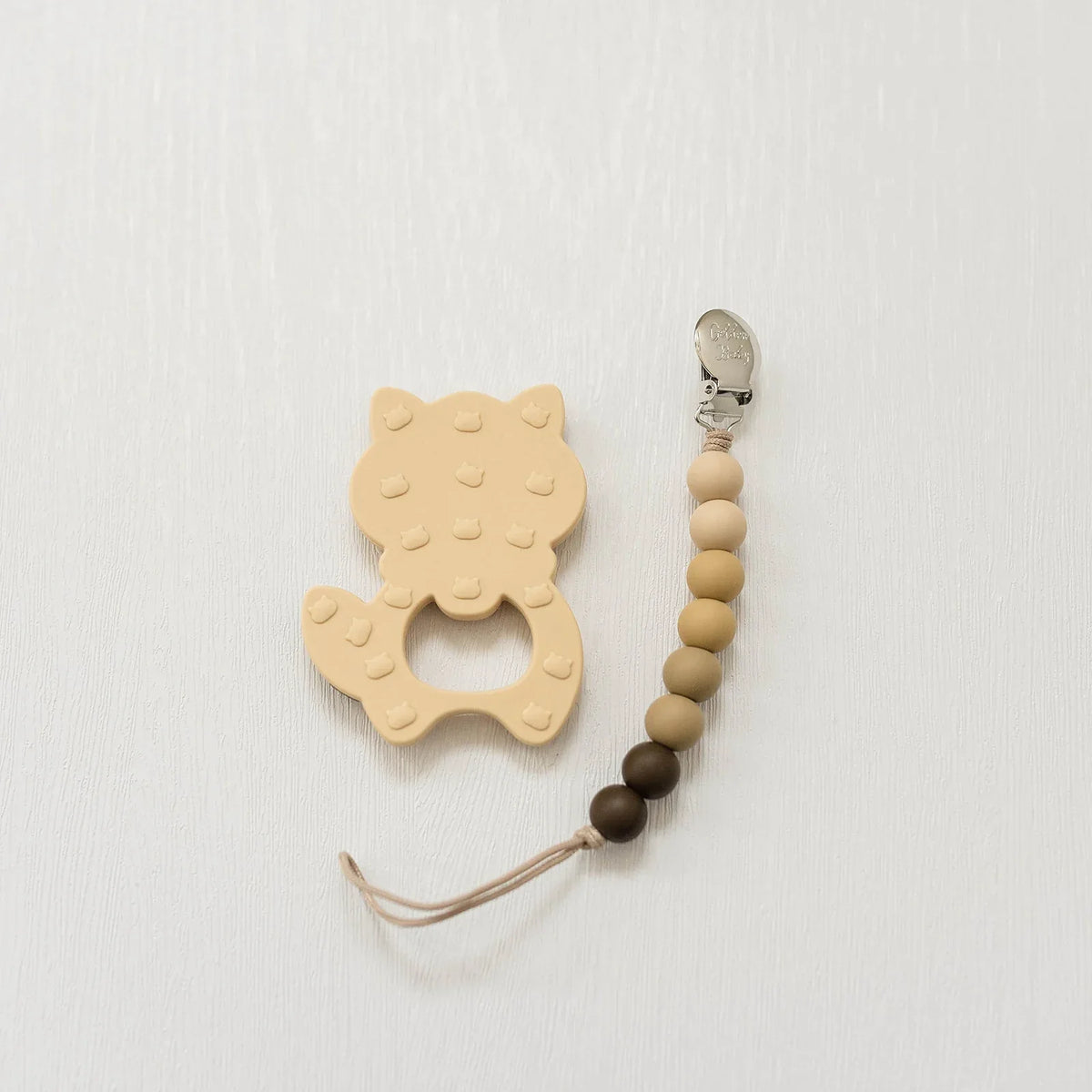 Raccoon Teether Set // Brown - BIG FRENCHIES