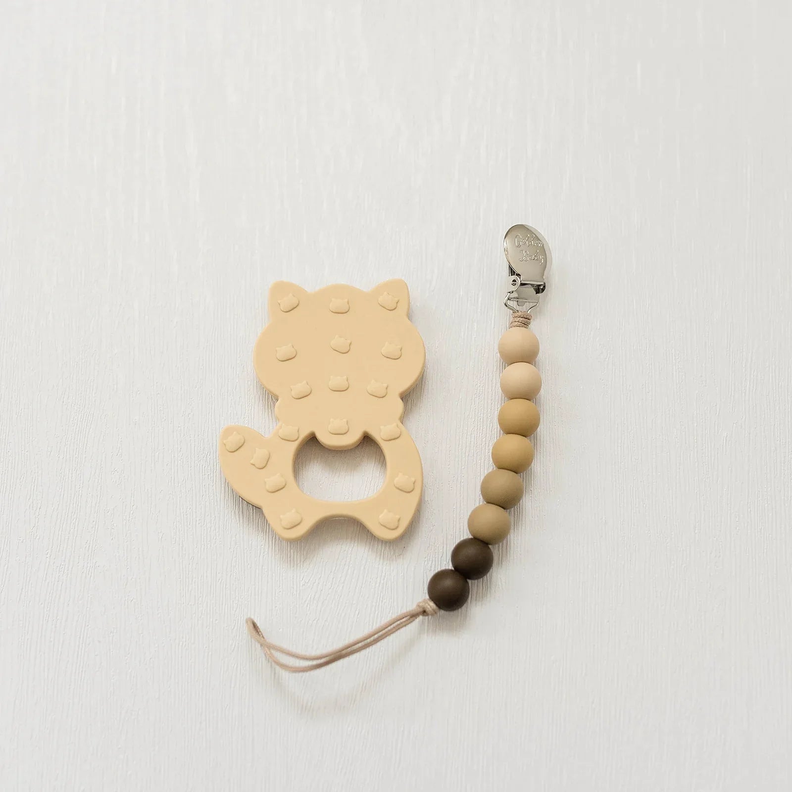 Raccoon Teether Set // Brown - BIG FRENCHIES