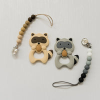 Raccoon Teether Set // Brown - BIG FRENCHIES