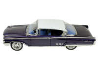 1960 Mercury Park Lane 4 Door Sedan Marine Blue Metallic with White Top and Blue Interior Limited Edition to 200 pieces Worldwide 1/43 Model Car by Goldvarg Collection