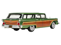 1959 Ford Country Squire Sherwood Green Metallic with Woodgrain Sides and Green Interior Limited Edition to 200 pieces Worldwide 1/43 Model Car by Goldvarg Collection