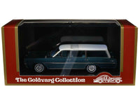 1964 Pontiac Safari Gulfstream Aqua Metallic with White Top and Blue Interior Limited Edition to 200 pieces Worldwide 1/43 Model Car by Goldvarg Collection