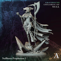 3D Printed Nullborn Prophetess by Archvillain Games