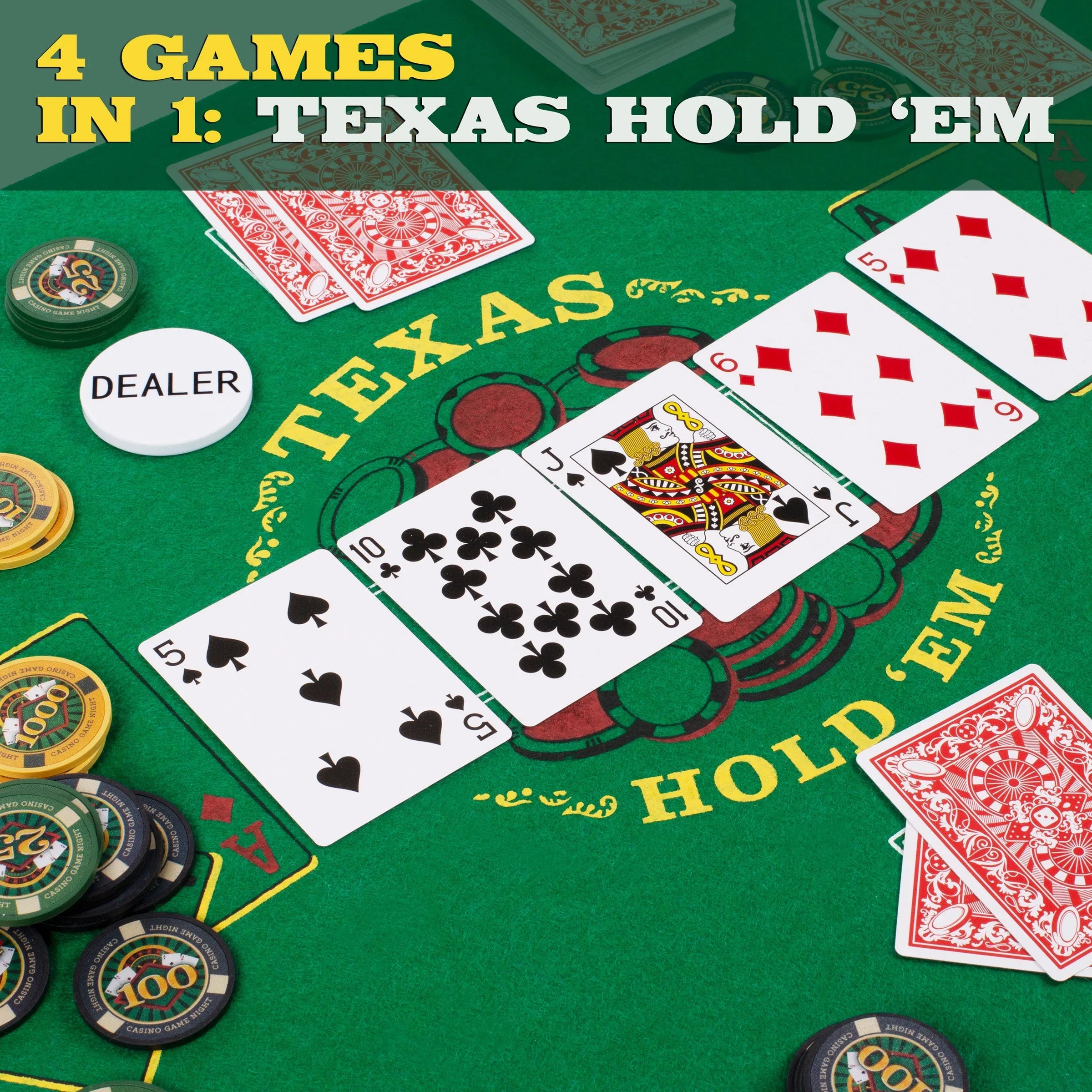 Casino Game Night: 4 Games in 1 - BIG FRENCHIES