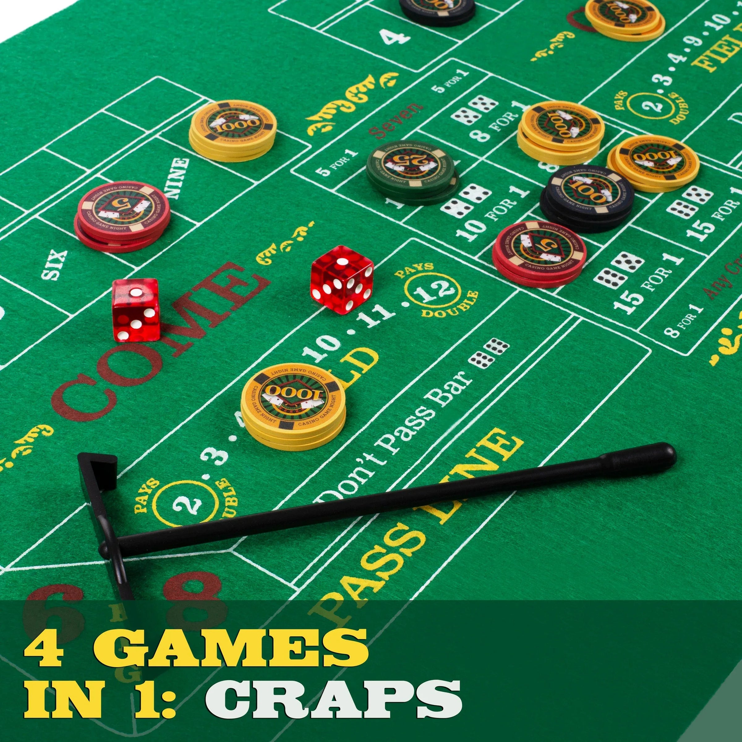 Casino Game Night: 4 Games in 1 - BIG FRENCHIES