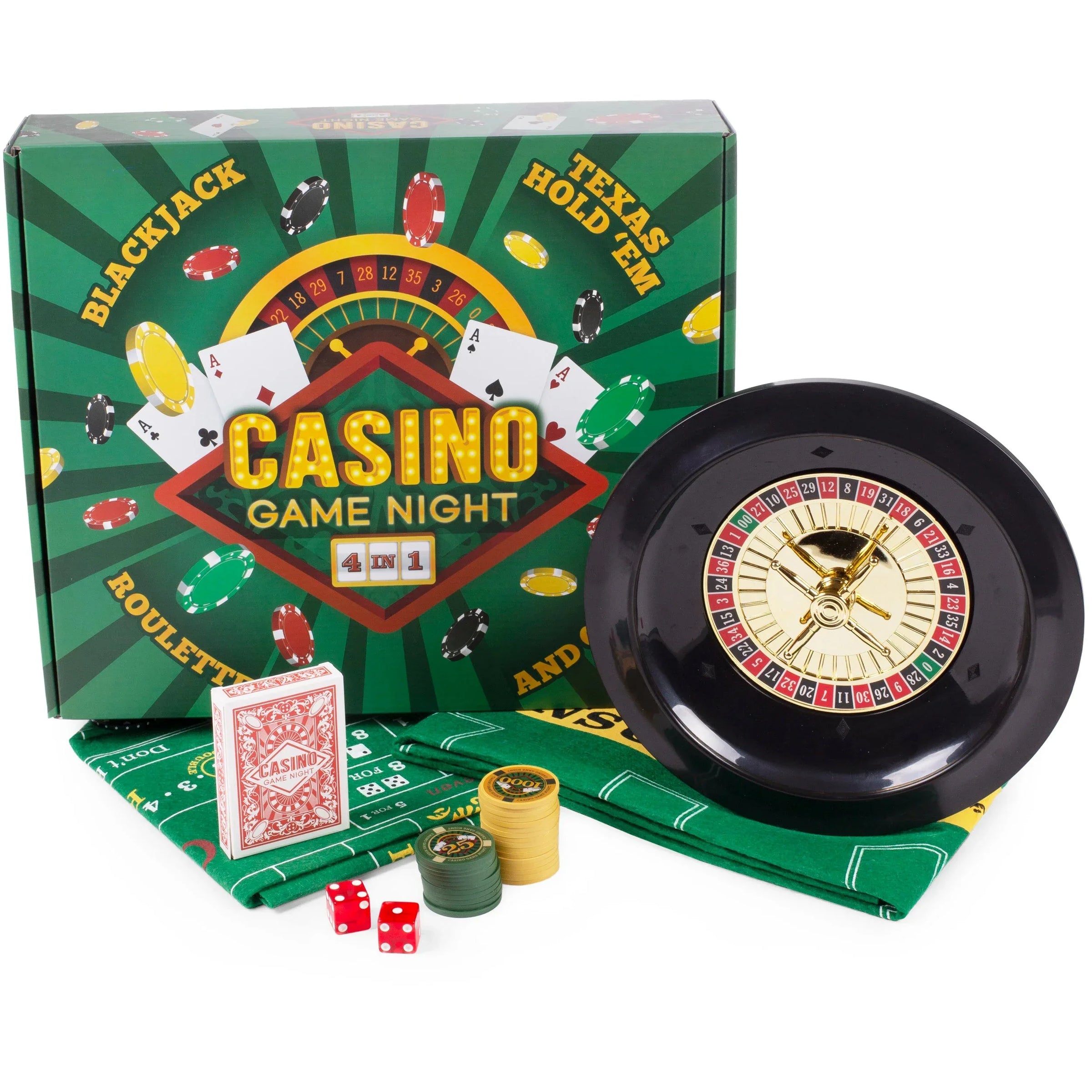 Casino Game Night: 4 Games in 1 - BIG FRENCHIES