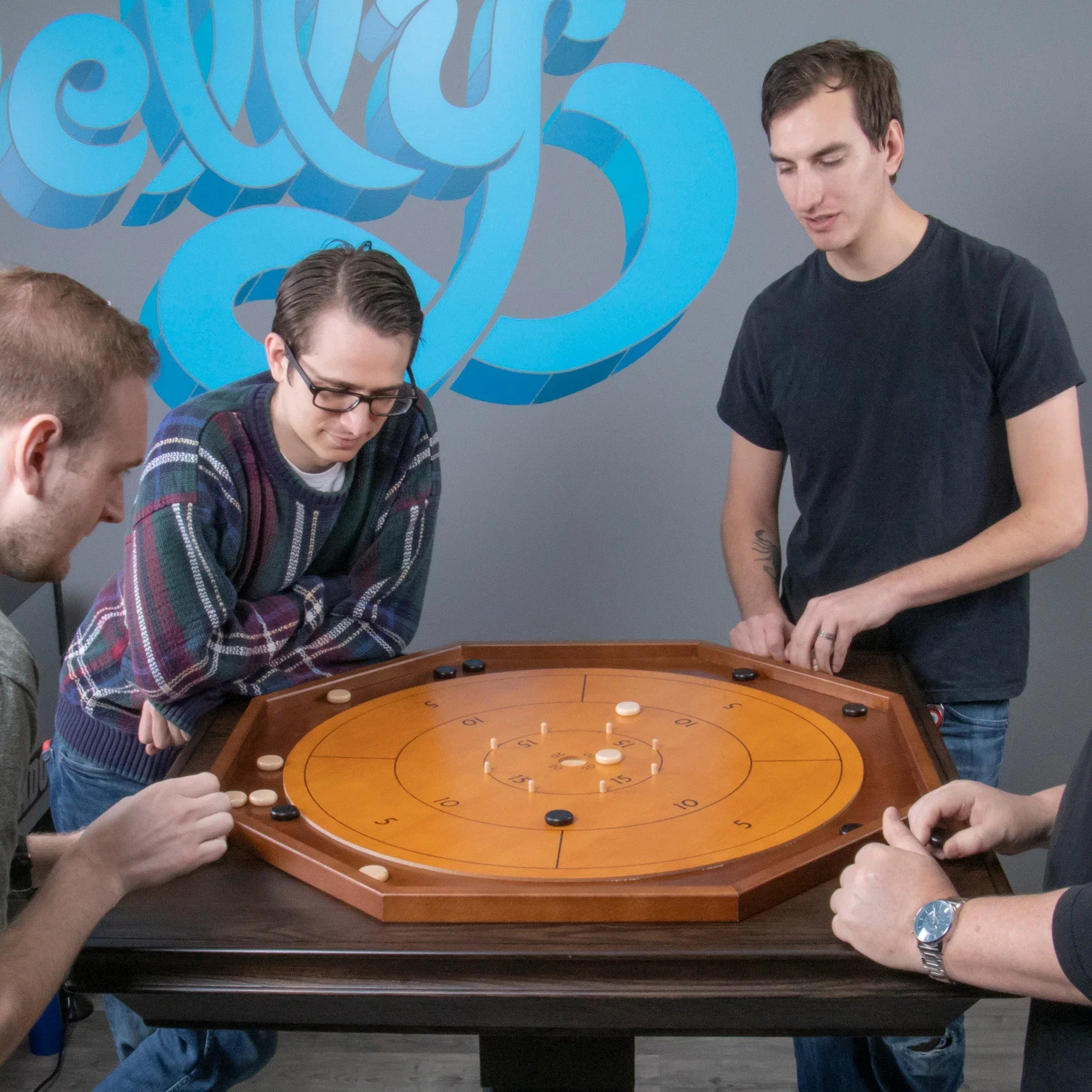 Tournament Crokinole Board, 30-inch - BIG FRENCHIES