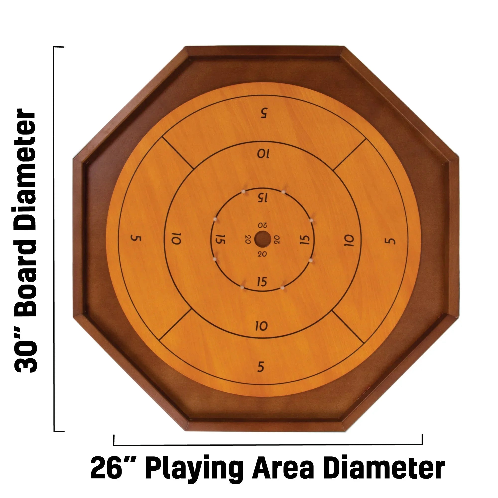 Tournament Crokinole Board, 30-inch - BIG FRENCHIES
