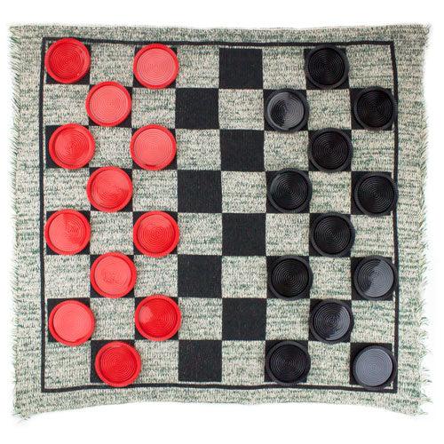 3-in-1 Giant Checkers Rug - BIG FRENCHIES