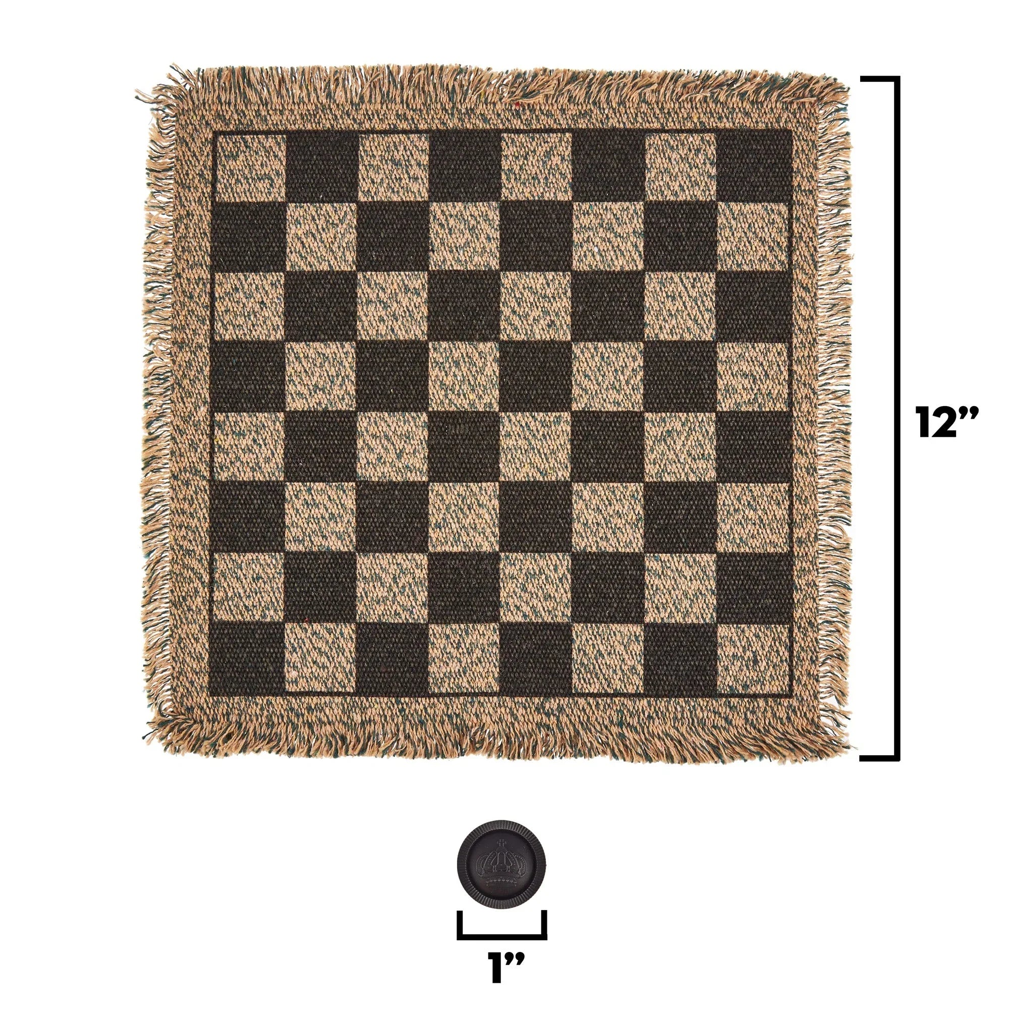 3-in-1 Mini Checkers Rug - BIG FRENCHIES