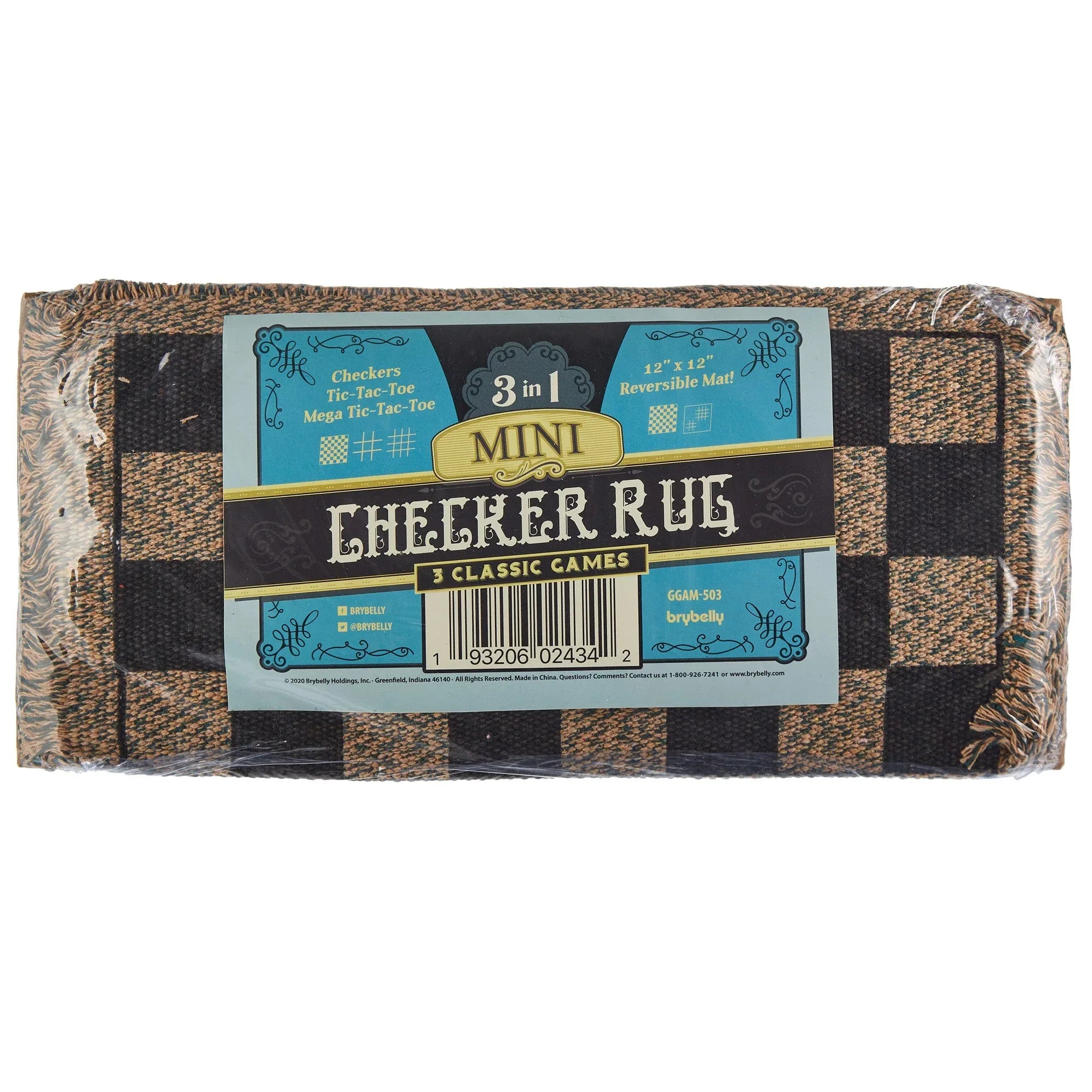 3-in-1 Mini Checkers Rug - BIG FRENCHIES