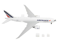 Boeing 777F Commercial Aircraft "Air France Cargo" (F-GUOC) White with Red and Blue Striped Tail "Interactive Series" 1/400 Diecast Model Airplane by GeminiJets