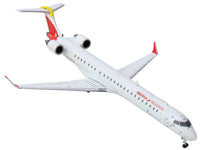 Bombardier CRJ1000 Commercial Aircraft "Iberia Regional" (EC-MVZ) White with Red Tail 1/400 Diecast Model Airplane by GeminiJets