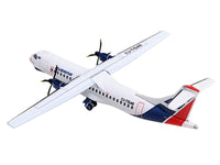 ATR 72-200 Commercial Aircraft "Cubana Airlines" (CU-T1548) White with Red and Blue Stripes 1/400 Diecast Model Airplane by GeminiJets