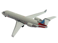 Bombardier CRJ200 Commercial Aircraft "American Eagle - Air Wisconsin" (N420AW) Gray with Red and Blue Tail 1/400 Diecast Model Airplane by GeminiJets