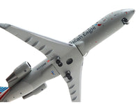 Bombardier CRJ200 Commercial Aircraft "American Eagle - Air Wisconsin" (N420AW) Gray with Red and Blue Tail 1/400 Diecast Model Airplane by GeminiJets