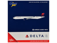 Airbus A330-900 Commercial Aircraft "Delta Air Lines" (N408DX) White with Red and Blue Tail 1/400 Diecast Model by GeminiJets