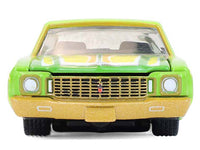 1970 Chevrolet Monte Carlo Lowrider "Michael Heralda Special Edition" Lime Green with Graphics "Hobby Exclusive" Series 1/64 Diecast Model Car by Greenlight