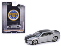 2018 Dodge Charger SRT 392 Silver Metallic with Black Stripe "Mr. Norm Heritage GSS Charger" "Hobby Exclusive" Series 1/64 Diecast Model Car by Greenlight