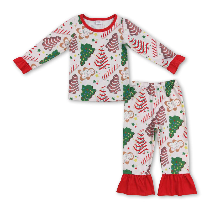 Christmas tree cake gingerbread kids girls pajamas - BIG FRENCHIES