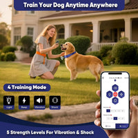 GPS Wireless Dog Fence Smart App Control Training Collar Adjustable Waterproof