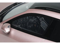 2022 Porsche Taycan Turbo S Cross Turismo Pink Metallic 1/18 Model Car by GT Spirit