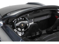 Porsche 911 LB-Works Alpha 9 Gray with Black Hood 1/18 Model Car by GT Spirit
