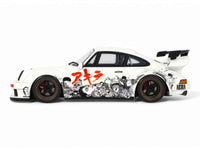 2024 RWB Akira White with Graphics "Akira" (1988) Movie 1/18 Model Car by GT Spirit