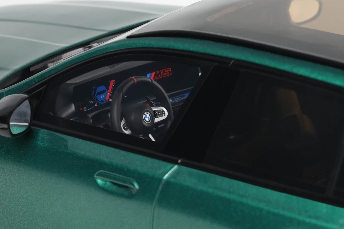 2024 BMW M5 Touring (G99) Isle of Man Green Metallic with Black Top 1/18 Model Car by GT Spirit