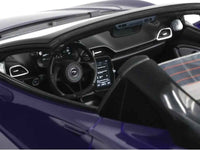 2024 McLaren Artura Spider Lantana Purple Metallic 1/18 Model Car by GT Spirit