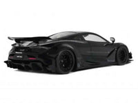 2023 McLaren 720S "LB-Works - Liberty Walk" Black 1/18 Model Car by GT Spirit