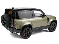2021 Land Rover Defender 90 P400 X-Dynamic HSE Pangea Green Metallic 1/18 Model Car by GT Spirit