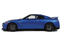 2024 Nissan GT-R Skyline Edition Bayside Blue Metallic 1/18 Model Car by GT Spirit