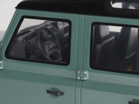 2016 Land Rover Defender 3 Station Wagon Green with Black Top 1/18 Model Car by GT Spirit