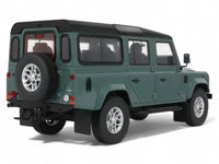 2016 Land Rover Defender 3 Station Wagon Green with Black Top 1/18 Model Car by GT Spirit
