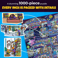 Galactic Tails Seekers Finders 1000 Piece Jigsaw Puzzle Quokka - BIG FRENCHIES