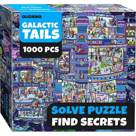 Galactic Tails Seekers Finders 1000 Piece Jigsaw Puzzle Quokka - BIG FRENCHIES