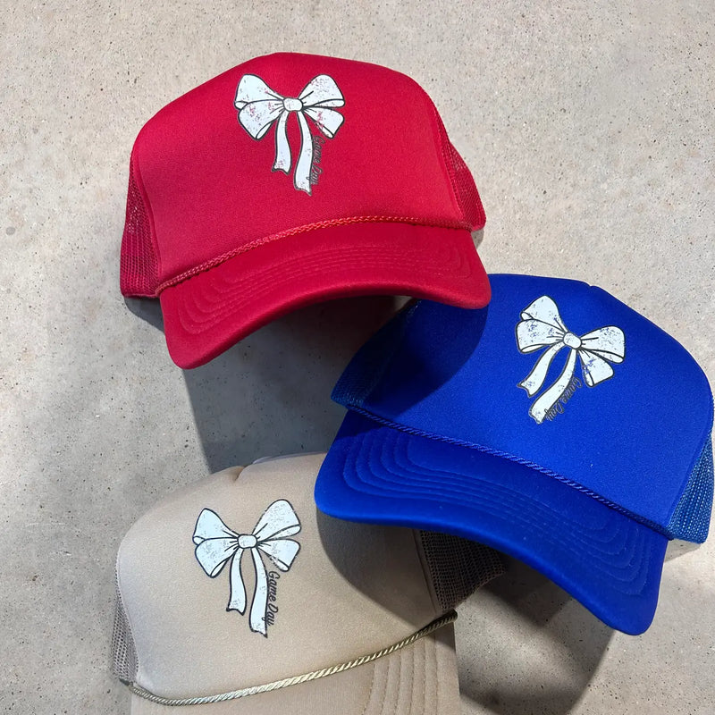 Game Day Spirit Bow Trucker Hat - BIG FRENCHIES