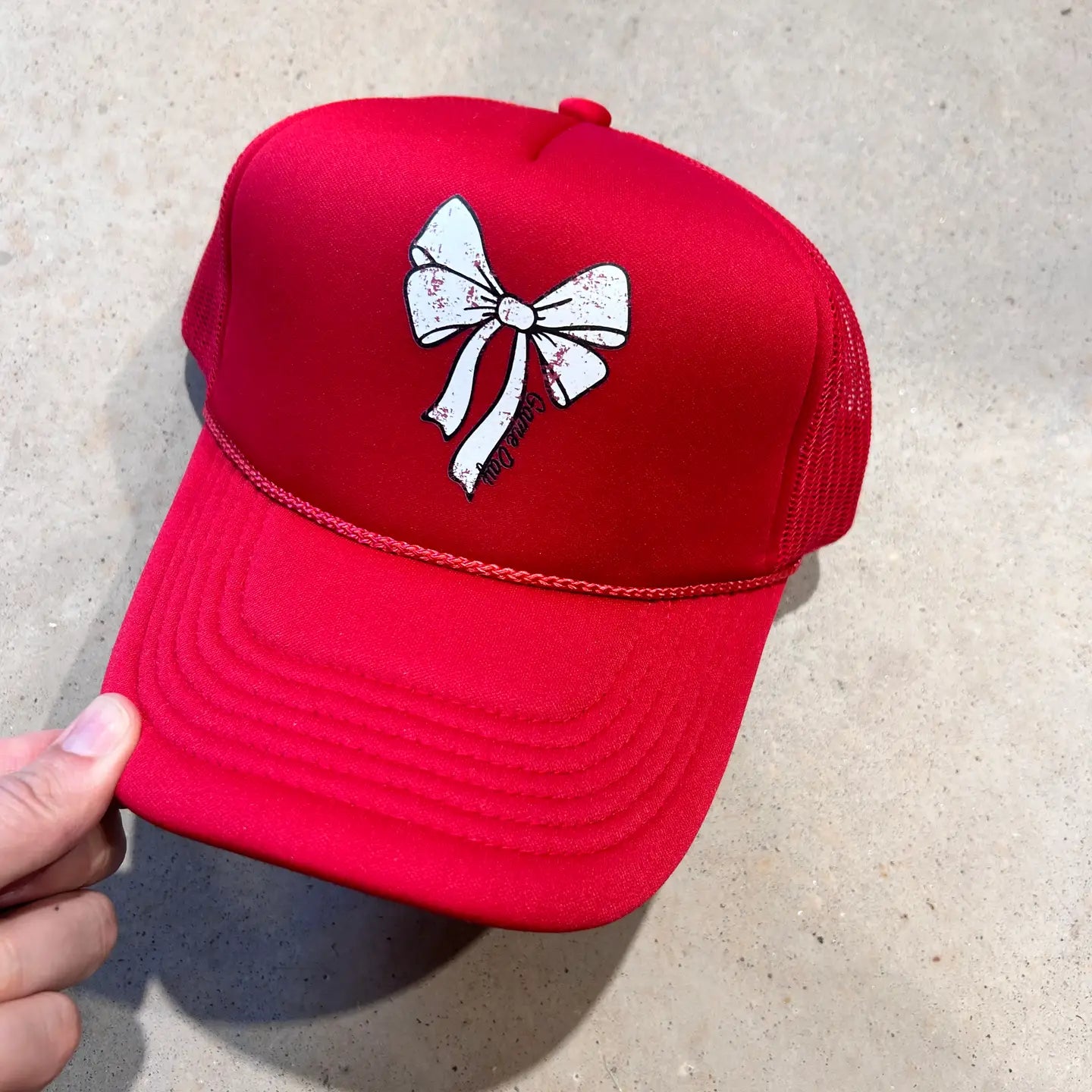 Game Day Spirit Bow Trucker Hat - BIG FRENCHIES