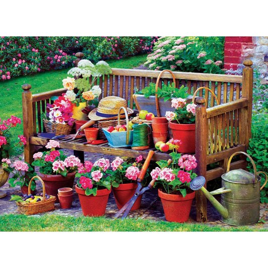 Garden Bench 1000 Piece Jigsaw Puzzle Eurographics