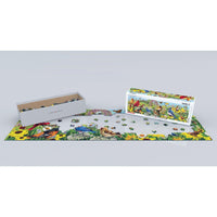 Garden Birds 1000 Piece Panoramic Jigsaw Puzzle Eurographics