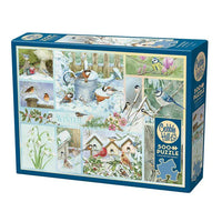Garden Birds in Winter 500 Piece Jigsaw Puzzle Cobble Hill - BIG FRENCHIES