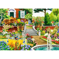 Garden Five O'clock 200 Piece Wood Jigsaw Puzzle Wooden City - BIG FRENCHIES