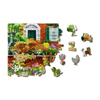 Garden Five O’clock 505 Piece Wood Jigsaw Puzzle Wooden City - BIG FRENCHIES