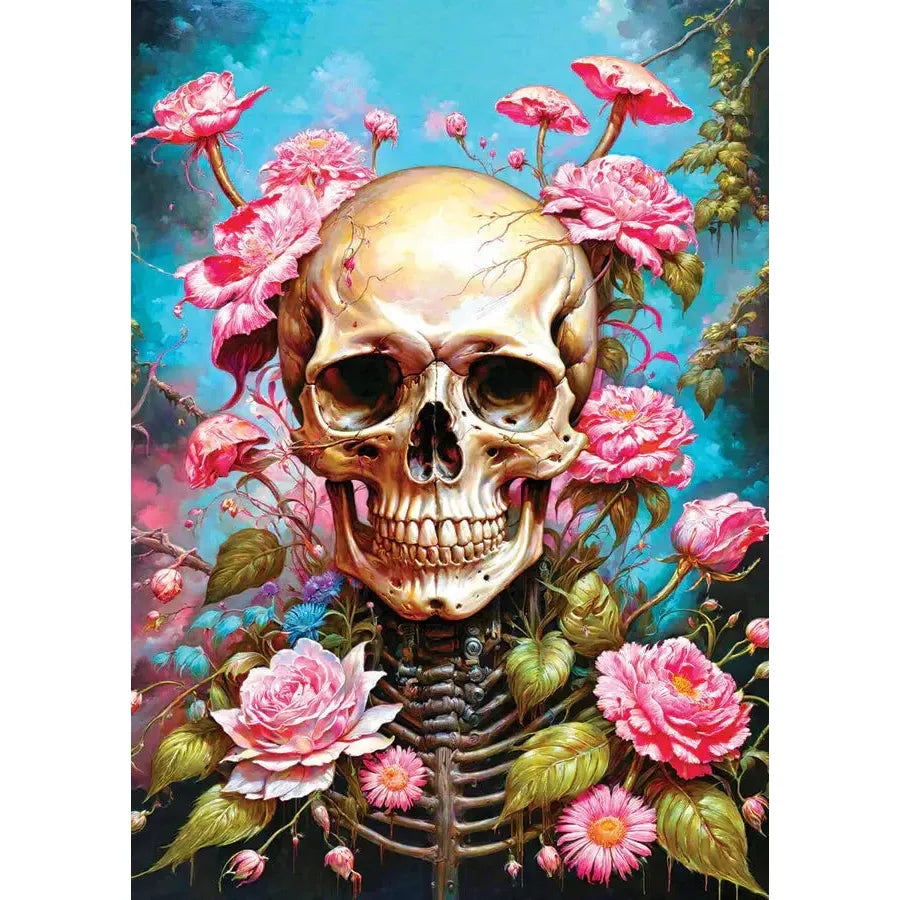 Garden Skeleton 1000 Piece Jigsaw Puzzle Enjoy