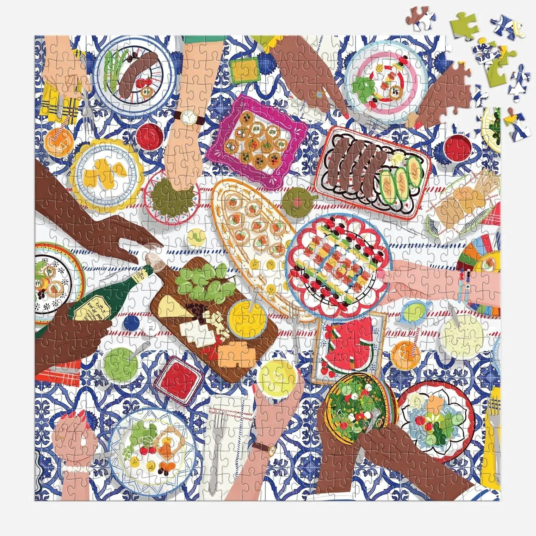 Gather Together 500 Piece Jigsaw Puzzle Galison - BIG FRENCHIES