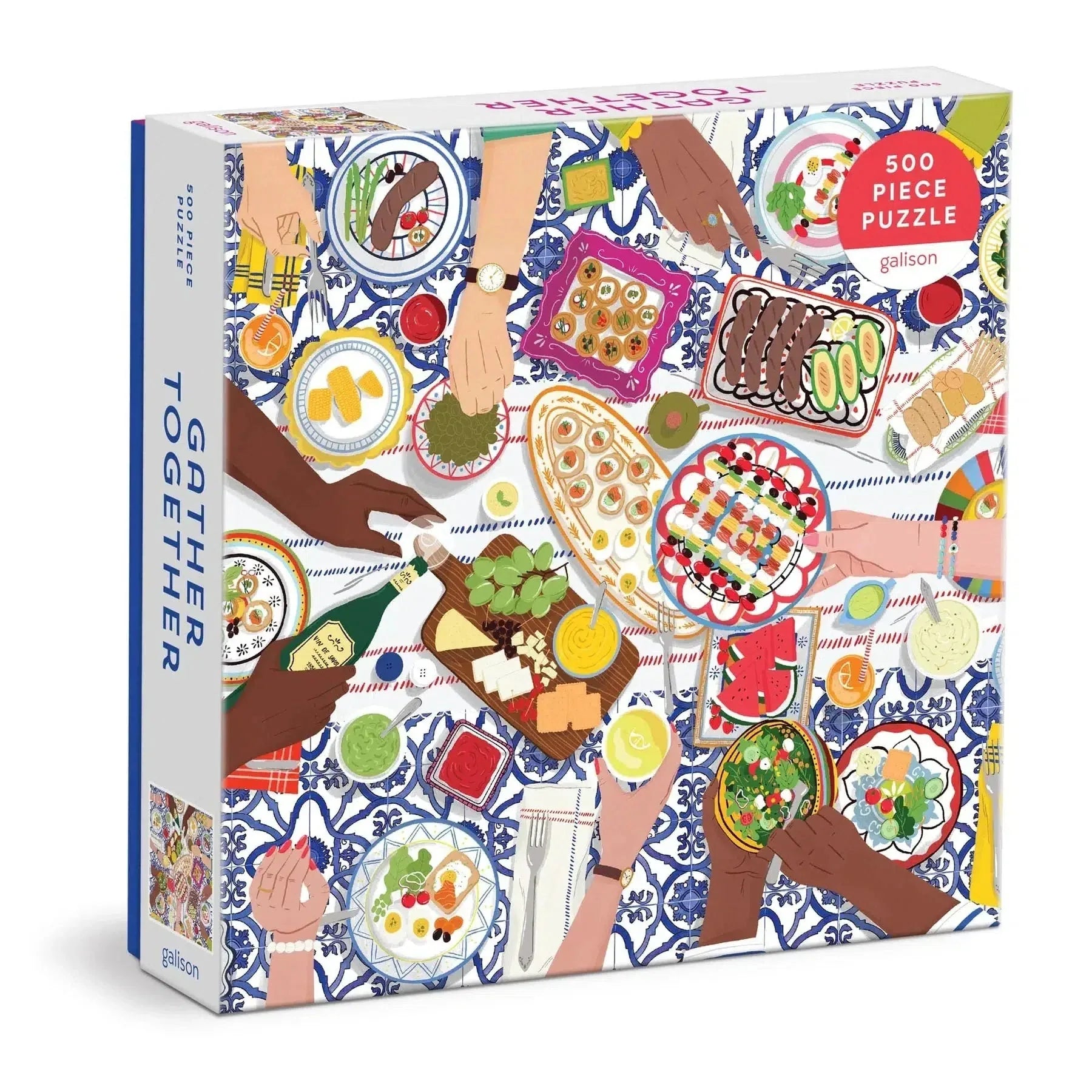 Gather Together 500 Piece Jigsaw Puzzle Galison - BIG FRENCHIES