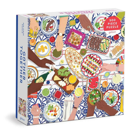 Gather Together 500 Piece Jigsaw Puzzle Galison - BIG FRENCHIES